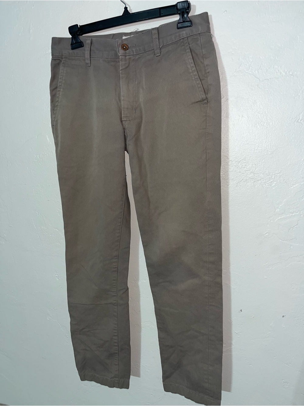 Taylor Stitch Brenham Straight Men's Chino Pants Gray Taupe 30x30 Made in USA
